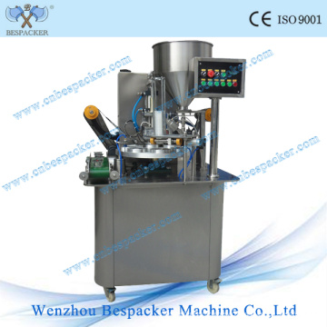 Rotary Type Automatische Cup Water Tray Sealing Machine